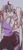 Size: 317x687 | Tagged: safe, artist:jbcblanks, imported from derpibooru, oc, oc only, oc:velocity, anthro, pegasus, pony, blue, bust, female, gray, happy, itty bitty titty comitty, parent:oc:steelo, patreon, patreon reward, purple, solo, wings