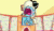 Size: 640x368 | Tagged: safe, imported from derpibooru, screencap, cut scene (character), pegasus, pony, flutterdash (episode), my little pony: pony life, spoiler:pony life s01e42, animated, blowing whistle, cut scene, g4.5, male, referee, sound, stallion, that pony sure does love whistles, webm, whistle, whistle necklace