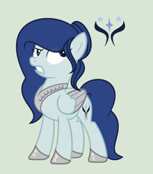 Size: 1877x2133 | Tagged: safe, artist:lominicinfinity, imported from derpibooru, oc, oc only, oc:royal star, pegasus, pony, female, mare, simple background, solo, two toned wings, wings