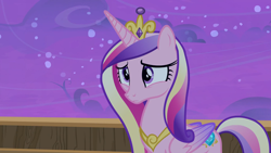 Size: 1920x1080 | Tagged: safe, imported from derpibooru, screencap, princess cadance, alicorn, pony, once upon a zeppelin, female, folded wings, mare, solo, wings