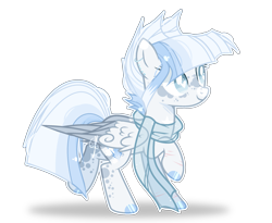 Size: 2305x1890 | Tagged: safe, artist:6-fingers-lover, imported from derpibooru, oc, oc only, oc:smooth blue, pegasus, pony, clothes, female, mare, scarf, simple background, solo, transparent background