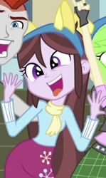 Size: 395x664 | Tagged: safe, imported from derpibooru, screencap, velvet sky, equestria girls, friendship games, cropped, female, silly face, tongue out, wondercolt ears, wondercolts