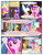 Size: 612x792 | Tagged: safe, artist:newbiespud, edit, edited screencap, imported from derpibooru, screencap, applejack, fluttershy, pinkie pie, princess cadance, queen chrysalis, rainbow dash, rarity, shining armor, twilight sparkle, earth pony, pegasus, pony, unicorn, comic:friendship is dragons, a canterlot wedding, clothes, comic, dialogue, dress, female, floral head wreath, flower, flying, hat, jewelry, male, mane six, mare, raised hoof, screencap comic, stallion, tiara, unicorn twilight