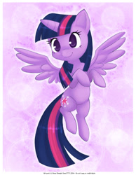 Size: 800x1033 | Tagged: safe, artist:luna777, imported from derpibooru, twilight sparkle, alicorn, pony, cute, female, mare, solo, spread wings, twiabetes, twilight sparkle (alicorn), wings