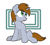 Size: 1000x900 | Tagged: safe, artist:yaaaco, artist:yaco, imported from derpibooru, oc, oc only, oc:littlepip, pony, unicorn, fallout equestria, fallout, female, mare, open mouth, simple background, sitting, solo, white background