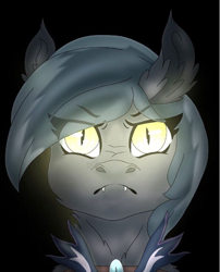 Size: 628x776 | Tagged: source needed, safe, artist:mlpgirl1236, imported from derpibooru, oc, oc only, oc:gotha, bat pony, pony, bust, night guard, portrait, solo