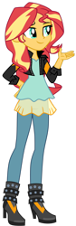 Size: 1024x3043 | Tagged: safe, artist:emeraldblast63, imported from derpibooru, sunset shimmer, equestria girls, female, march radness, redesign, simple background, solo, transparent background