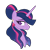 Size: 2048x2048 | Tagged: safe, artist:chelseawest, imported from derpibooru, twilight sparkle, alicorn, pony, the last problem, female, high res, horn, older, older twilight, petalverse, princess twilight 2.0, simple background, solo, transparent background, twilight sparkle (alicorn), vector