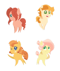 Size: 2247x2668 | Tagged: safe, artist:kat-of-the-night, imported from derpibooru, oc, oc only, earth pony, pegasus, pony, offspring, parent:big macintosh, parent:braeburn, parent:fluttershy, parent:spitfire, parents:braeshy, parents:fluttermac, parents:macinfire, parents:spitburn, simple background, transparent background