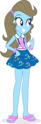 Size: 512x1516 | Tagged: safe, artist:punzil504, imported from derpibooru, beauty brass, equestria girls, friendship games, bracelet, clothes, clothes swap, equestria girls-ified, feet, female, grin, jewelry, necktie, sandals, simple background, skirt, smiling, solo, tanktop, transparent background, vector