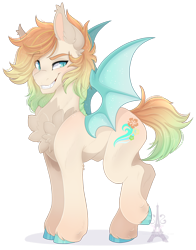 Size: 1920x2448 | Tagged: safe, artist:pvrii, artist:silent-shadow-wolf, imported from derpibooru, oc, oc only, oc:shore runner, bat pony, pony, male, simple background, solo, stallion, transparent background