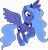 Size: 5827x6049 | Tagged: safe, artist:inaactive, artist:pumpkinpieforlife, imported from derpibooru, princess luna, alicorn, pony, absurd resolution, female, s1 luna, simple background, solo, transparent background, vector