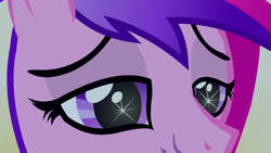 Size: 1280x720 | Tagged: safe, imported from derpibooru, screencap, princess cadance, pony, a canterlot wedding, eerie, eye, eyes, female, solo