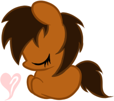 Size: 225x200 | Tagged: safe, artist:bronyxceed, imported from derpibooru, oc, oc only, oc:thistle, earth pony, pony, cute, earth pony oc, eyes closed, heart, simple background, solo, transparent background