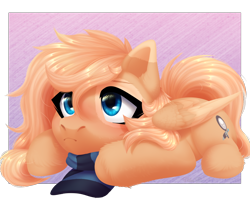 Size: 1500x1192 | Tagged: safe, artist:nika-rain, imported from derpibooru, oc, oc only, oc:mirta whoowlms, pegasus, pony, chibi, commission, cute, female, simple background, solo, ych result, your character here