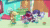 Size: 1920x1080 | Tagged: safe, imported from derpibooru, screencap, applejack, rarity, twilight sparkle, twilight sparkle (alicorn), alicorn, balloonie pony, earth pony, original species, pony, unicorn, don't look a .gif horse in the mouth, my little pony: pony life, spoiler:pony life s01e31, air inflation, animated, balloon, blowing up balloons, blushing, cartoon physics, credits, deflation, eyes closed, female, fetish fuel, floating, g4.5, inflation, mare, mirror, shrunken pupils, sitting, smiling, sound, sugarcube corner, treehouse logo, webm, wide eyes