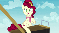 Size: 1280x720 | Tagged: safe, imported from derpibooru, screencap, cherry jubilee, earth pony, pony, party pooped, female, mare, solo