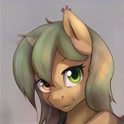 Size: 1024x1024 | Tagged: safe, artist:thisponydoesnotexist, imported from derpibooru, pony, ai content, ai generated, generator:thisponydoesnotexist, heterochromia, neural network, solo