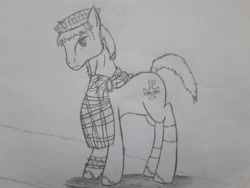 Size: 4608x3456 | Tagged: safe, artist:crainn, imported from derpibooru, oc, oc only, earth pony, pony, byzantine empire, byzantines, history, solo, traditional art