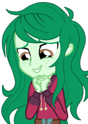 Size: 561x790 | Tagged: safe, artist:gmaplay, imported from derpibooru, wallflower blush, equestria girls, equestria girls series, spoiler:eqg series (season 2), cute, female, flowerbetes, simple background, solo, transparent background