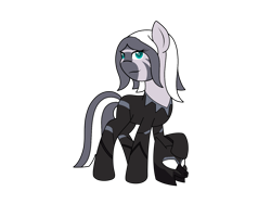 Size: 1600x1200 | Tagged: safe, artist:icey-wicey-1517, artist:icicle-wicicle-1517, artist:kb-gamerartist, color edit, edit, imported from derpibooru, zecora, pony, zebra, alternate hairstyle, black panther, chadwick boseman, clothes, collaboration, colored, cosplay, costume, crossover, female, helmet, marvel, marvel cinematic universe, mask, raised hoof, simple background, solo, t'challa, transparent background, tribute, wakanda forever