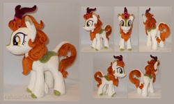 Size: 2312x1384 | Tagged: safe, artist:calusariac, imported from derpibooru, autumn blaze, kirin, irl, photo, plushie, solo