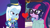 Size: 1280x720 | Tagged: safe, edit, edited screencap, imported from derpibooru, screencap, sci-twi, trixie, twilight sparkle, equestria girls, legend of everfree, spring breakdown, blushing, female, lesbian, sci-twixie, shipping, shipping domino, twixie