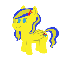 Size: 3000x3000 | Tagged: safe, artist:switcharoo, imported from derpibooru, oc, oc only, oc:swivel starsong, cutie mark, female, hairpin, mare, music notes, simplistic art style