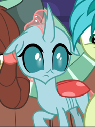 Size: 570x762 | Tagged: safe, imported from derpibooru, screencap, ocellus, sandbar, yona, changedling, changeling, school raze, cropped, cute, diaocelles, female, male, offscreen character, solo focus