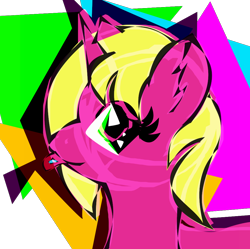 Size: 982x978 | Tagged: safe, artist:bryastar, derpibooru exclusive, imported from derpibooru, oc, oc only, oc:bright star, unicorn, drugs, lsd, psychedelic