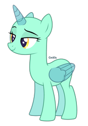 Size: 2052x2952 | Tagged: safe, artist:lazuli, artist:mint-light, imported from derpibooru, oc, oc only, alicorn, pony, alicorn oc, bald, base, bedroom eyes, eyelashes, horn, simple background, smiling, solo, transparent background, wings