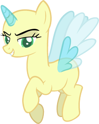 Size: 980x1221 | Tagged: safe, artist:pegasski, imported from derpibooru, oc, oc only, alicorn, pony, newbie dash, alicorn oc, bald, base, bedroom eyes, eyelashes, flying, horn, open mouth, simple background, smiling, smirk, solo, transparent background, two toned wings, underhoof, wings