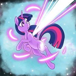 Size: 1280x1280 | Tagged: safe, artist:pfeffaroo, imported from derpibooru, twilight sparkle, pony, magical mystery cure, ascension, female, mare, princess celestia's special princess making dimension, solo