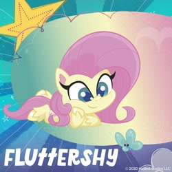 Size: 890x890 | Tagged: safe, imported from derpibooru, fluttershy, pony, my little pony: pony life, abstract background, female, g4.5, mare, solo