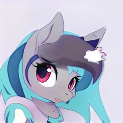 Size: 1024x1024 | Tagged: safe, artist:thisponydoesnotexist, imported from derpibooru, oc, oc only, pony, ai content, ai generated, bust, female, generator:thisponydoesnotexist, mare, neural network, solo