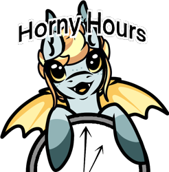 Size: 678x689 | Tagged: safe, imported from derpibooru, oc, oc only, oc:monarch, bat pony, filthy frank, horny hours, meme, simple background, transparent background