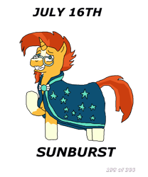 Size: 1000x1200 | Tagged: safe, artist:eunos, imported from derpibooru, sunburst, pony, unicorn, clothes, digital art, glasses, grin, male, nervous, nervous grin, robe, simple background, smiling, solo, stallion, sunburst's cloak, sunburst's robe, transparent background