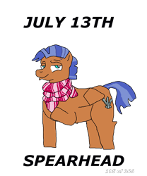 Size: 1000x1200 | Tagged: safe, artist:eunos, imported from derpibooru, spearhead, pegasus, pony, a flurry of emotions, artist, clothes, digital art, male, scarf, simple background, solo, stallion, transparent background