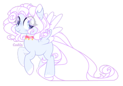 Size: 2927x2049 | Tagged: safe, artist:lazuli, artist:mint-light, imported from derpibooru, oc, oc only, pegasus, pony, base used, choker, colored hooves, eye clipping through hair, pegasus oc, simple background, smiling, solo, transparent background, two toned wings, wings