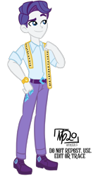 Size: 1000x1800 | Tagged: safe, artist:tassji-s, imported from derpibooru, rarity, equestria girls, elusive, equestria guys, male, rule 63, simple background, solo, transparent background