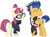 Size: 2093x1530 | Tagged: safe, artist:chainchomp2, artist:chainchomp2 edit, artist:jhayarr23, edit, imported from derpibooru, flash sentry, moondancer, pegasus, unicorn, clothes, female, flashdancer (ship), male, mare, one eye closed, shipping, smiling, stallion, straight, wink