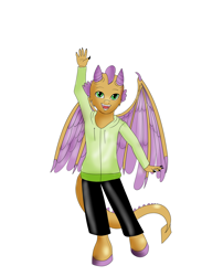 Size: 3562x4859 | Tagged: safe, artist:lullabyjak, imported from derpibooru, oc, oc:igneus, anthro, original species, dragon/pony, young dragon