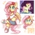 Size: 2000x2000 | Tagged: safe, artist:colorfulcolor233, artist:oofycolorful, imported from derpibooru, fluttershy, pegasus, pony, 90s grunge fluttershy, alternate hairstyle, backwards ballcap, baseball cap, blushing, bubblegum, cap, clothes, converse, crossed legs, cute, female, food, gameloft, gameloft interpretation, grunge, gum, hat, high res, mare, outfit, shirt, shoes, shyabetes, sitting, skirt, socks, solo, t-shirt, white socks, yay