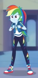 Size: 206x421 | Tagged: safe, imported from derpibooru, screencap, rainbow dash, equestria girls, run to break free, spoiler:eqg series (season 2), cropped, cute, dashabetes, female, solo