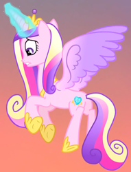 Size: 1050x1373 | Tagged: safe, imported from derpibooru, screencap, princess cadance, alicorn, pony, three's a crowd, butt, cropped, female, hoof shoes, lovebutt, plot, solo, spread wings, wings