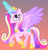 Size: 1196x1243 | Tagged: safe, imported from derpibooru, screencap, princess cadance, alicorn, pony, three's a crowd, cropped, crown, female, hoof shoes, jewelry, magic, mare, regalia, solo, spread wings, tiara, wings