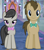 Size: 588x663 | Tagged: safe, imported from derpibooru, screencap, doctor whooves, octavia melody, time turner, earth pony, pony, a horse shoe-in, season 9, background pony, bowtie, cropped, duo, female, lidded eyes, male, mare, ponies standing next to each other, stallion