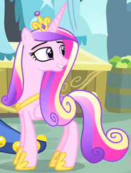 Size: 1100x1457 | Tagged: safe, imported from derpibooru, screencap, princess cadance, alicorn, pony, three's a crowd, cropped, female, lidded eyes, mare, solo