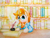 Size: 1920x1440 | Tagged: safe, artist:stardust0130, imported from derpibooru, sunburst, pony, unicorn, book, bookshelf, carrot, crystal, cute, eating, food, glasses, herbivore, inkwell, magic, male, quill, scroll, solo, stallion, studying, sunbetes