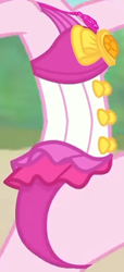 Size: 672x1471 | Tagged: safe, imported from derpibooru, screencap, pinkie pie, equestria girls, equestria girls series, forgotten friendship, armpits, ass, balloonbutt, breasts, butt, butt shot, clothes, cropped, female, frilled swimsuit, geode of sugar bombs, head out of frame, jewelry, magical geodes, necklace, one-piece swimsuit, pictures of butts, pinkie pie swimsuit, sideboob, solo, swimsuit
